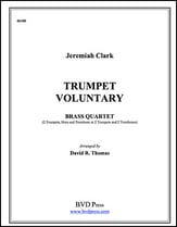 TRUMPET VOLUNTARY BRASS QUARTET P.O.D. cover